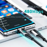 Fast Charge 100W Dual Type-c Super Fast Charge Data Cable Charge Hub X